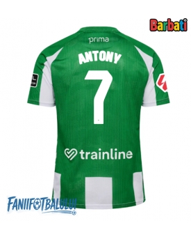 Real Betis Antony #7 Tricou Fotbal Replică 2025-26 Barbati Acasa